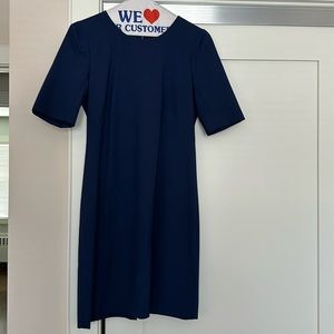 Theory, purple, short sleeve dress - size 4